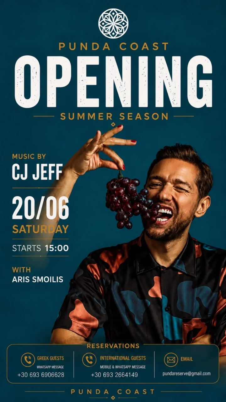 Punda Coast Summer Season Opening - CJ Jeff, Aris Smoilis